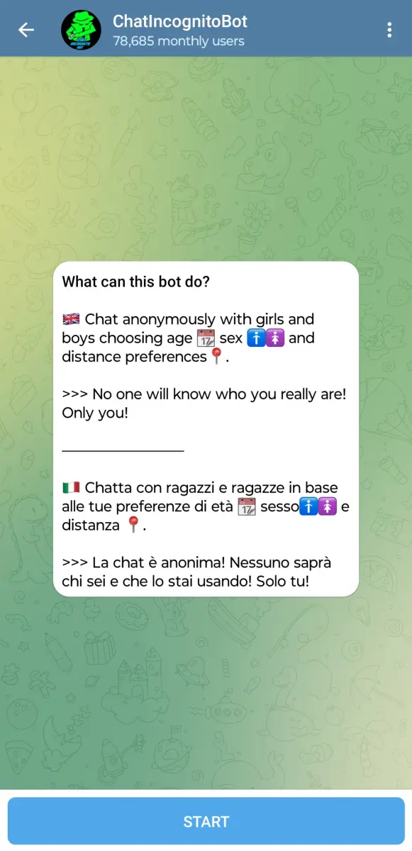 ChatIncognitoBot preview 1