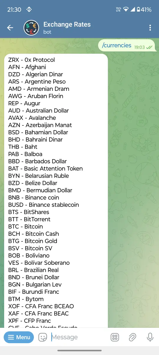 Exchange Rate preview 2