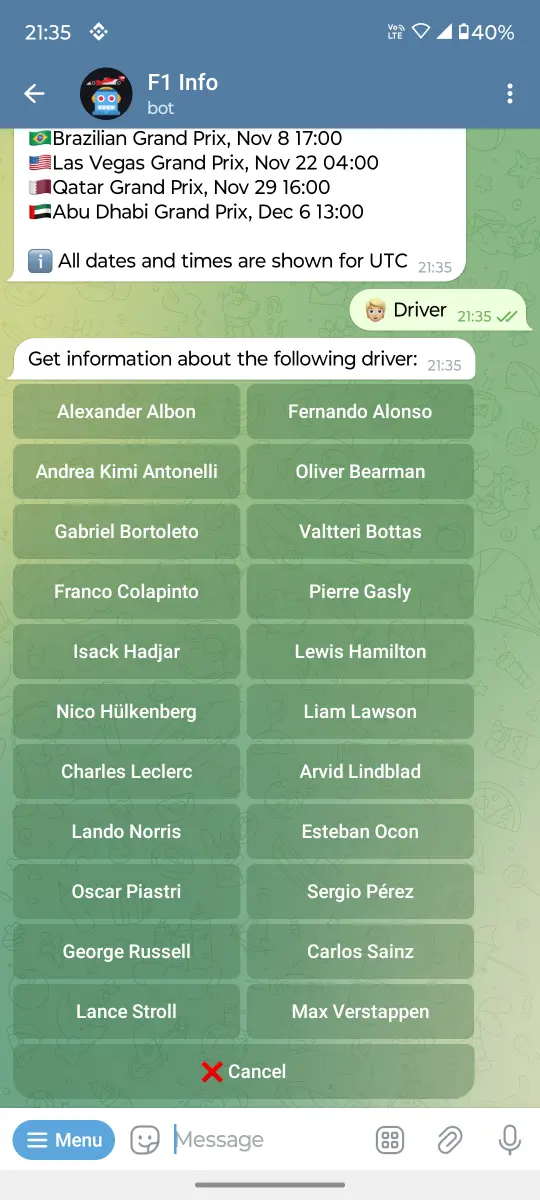 F1 Info preview 2