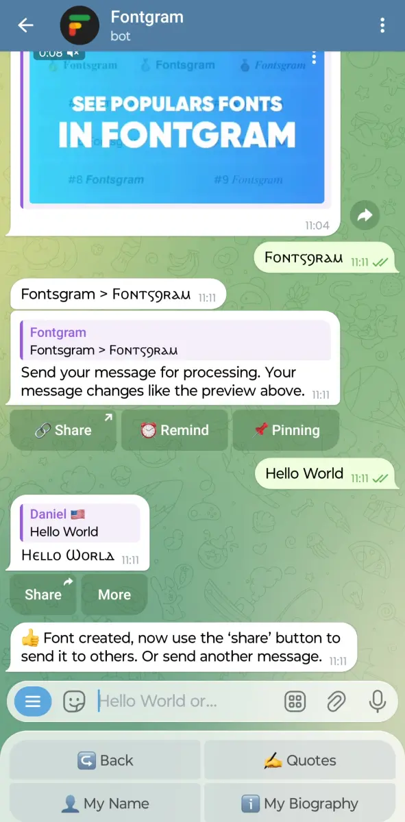 Fontgram preview 1