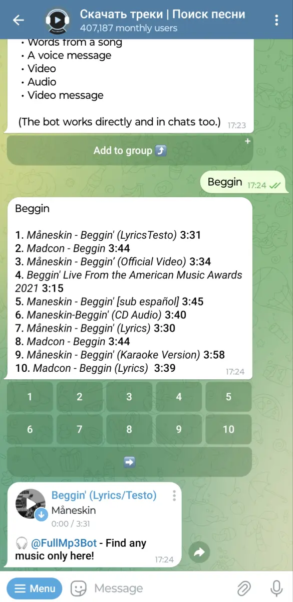 Download Tracks preview 1