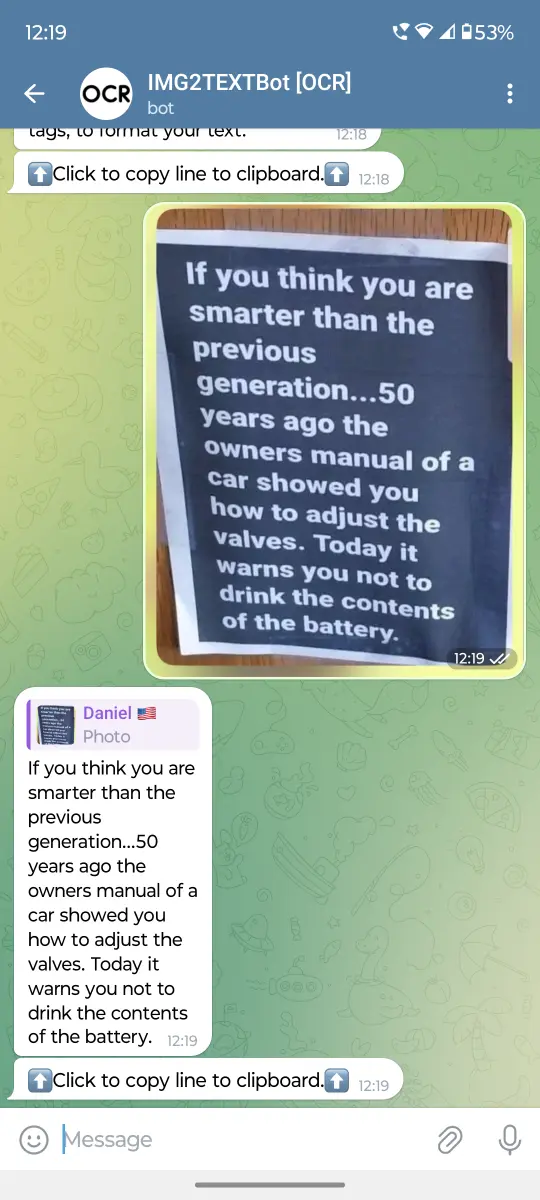 IMG2TEXTBot [OCR] preview 3