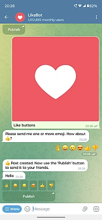 LikeBot preview 2