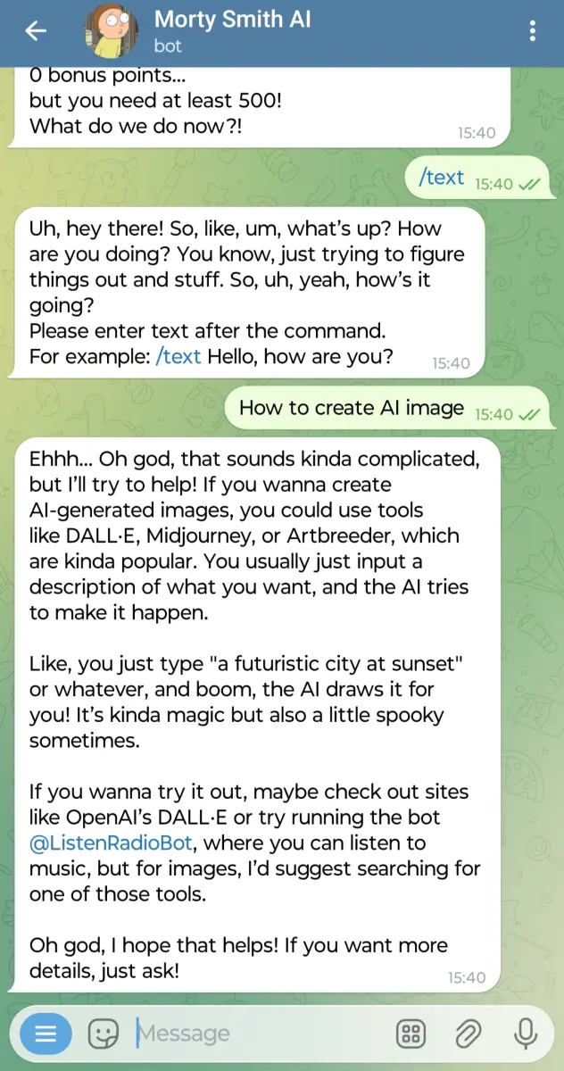 Morty Smith AI preview 2