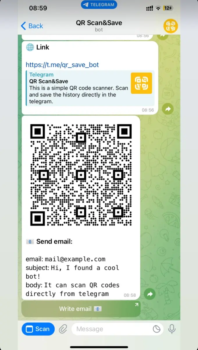 QR Scan&Save preview 2