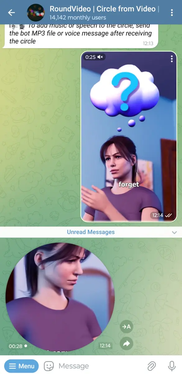 Round video | Circle from Video preview 1