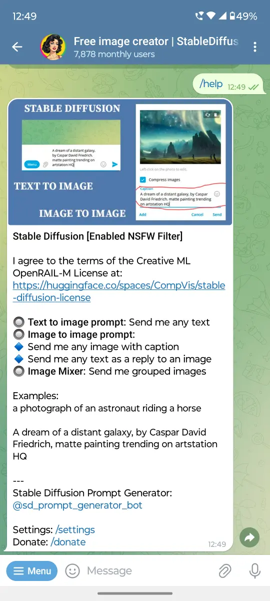 Free image creator | StableDiffusion preview 4