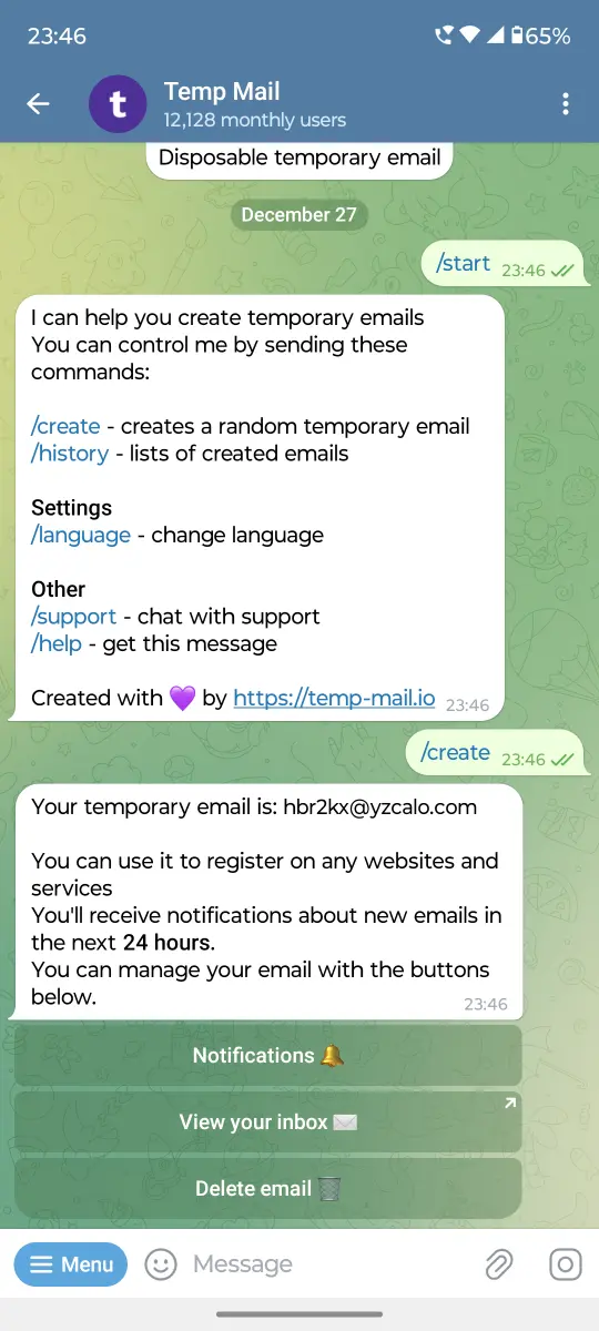 Temp Mail preview 2