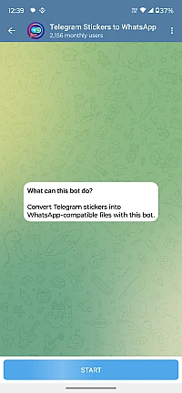 Telegram Stickers to WhatsApp preview 1